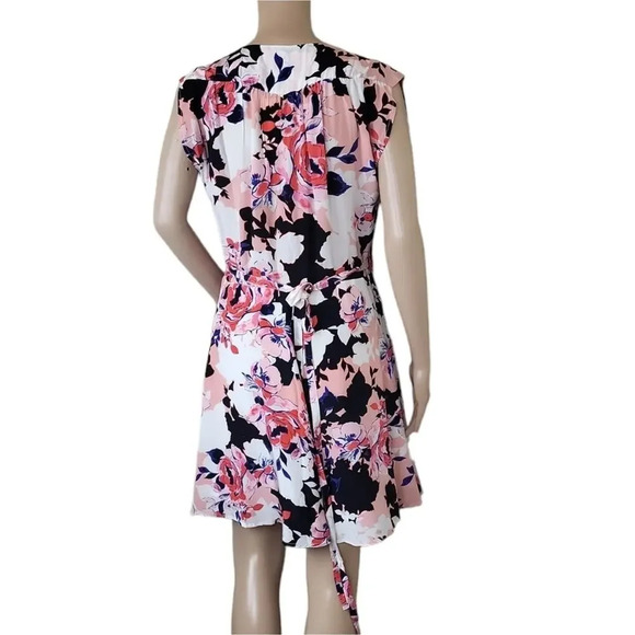 YUMI KIM Soho Mixer Wrap Dress Peach Coral Rose - Picture 2 of 7